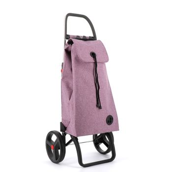 Carro Rolser I-max Tweed 2 Ruedas Grandes Plegable - Malva