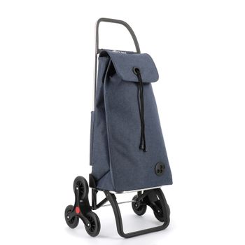 Carro Rolser I-max Tweed 6 Ruedas Sube Escaleras - Marino