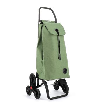 Carro Rolser I-max Tweed 6 Ruedas Sube Escaleras - Verde