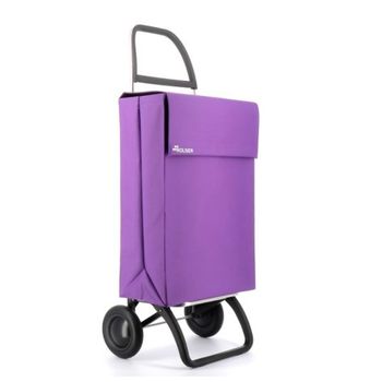 CARRO COMPRA ROLSER 2 RUEDAS BOLSA SACO JOY MALVA 45LT JET001 : :  Hogar y cocina