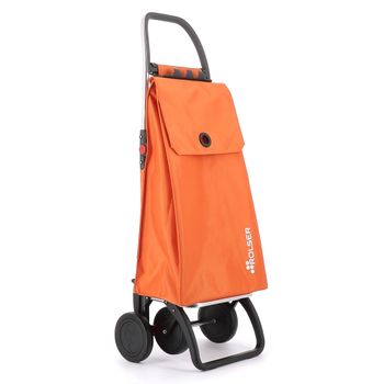 Carro Rolser Akanto Mf 4 Ruedas Plegable - Naranja