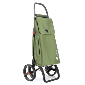 Carro Rolser Akanto Mf 2 Ruedas Grandes Plegable - Kaki