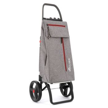 Carro Rolser Wallaby Tweed 2 Ruedas Grandes Plegable - Gris