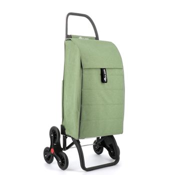 Carro Rolser Jolie Tweed 6 Ruedas Sube Escaleras - Verde