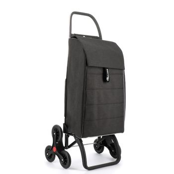 Carro Rolser Jolie Tweed 6 Ruedas Sube Escaleras - Negro