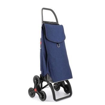 Carro Rolser Ecopep 6 Ruedas Sube Escaleras Plegable - Marino