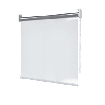 Mampara Cortina Enrollable Pvc Transparente, Medidas 70 X 150 Cm Cadena Lado Derecho - Neoferr..