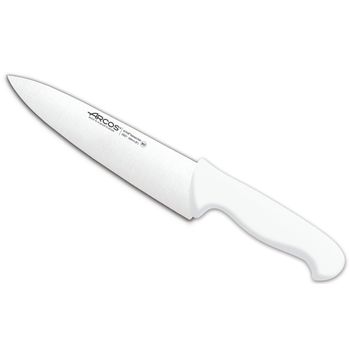 Cuchillo Chef Acero Inoxidable Arcos 2900 200 Mm Color Blanco