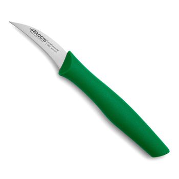 Cuchillo Mondador Acero Inoxidable Arcos Nova 60 Mm Color Verde