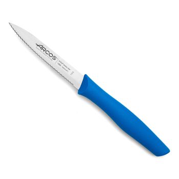 Cuchillo Mondador Acero Inoxidable Arcos Nova 100 Mm Color Azul