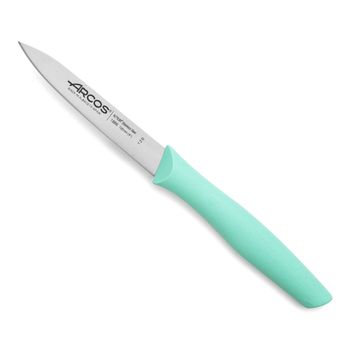 Cuchillo Mondador Acero Inoxidable Arcos Nova 100 Mm Color Verde