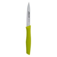 Cuchillo Mondador Acero Inoxidable Arcos Nova 100 Mm Color Verde