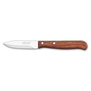 Cuchillo Mondador Arcos Latina 100101 De Acero Inoxidable Nitrum Y Mango De Madera Comprimida Con Hoja De 6.5 Cm En Blíster