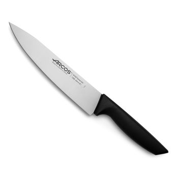 Cuchillo Chef Acero Inoxidable Arcos Niza 200 Mm Color Negro