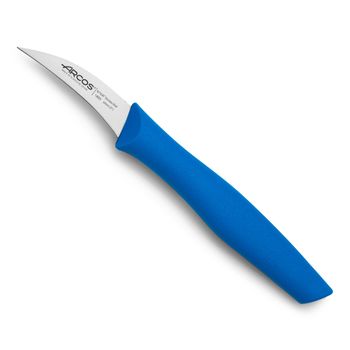 Cuchillo Mondador Acero Inoxidable Arcos Nova 60 Mm Color Azul