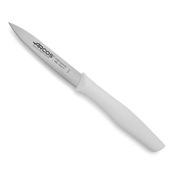 Cuchillo Mondador Acero Inoxidable Arcos Nova 100 Mm Color Blanco