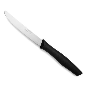 Cuchillo De Mesa Acero Inoxidable Arcos Nova 110 Mm Color Negro