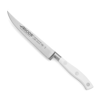 Cuchillo Chuletero Acero Inoxidable Arcos Riviera Blanc 130 Mm Blanco