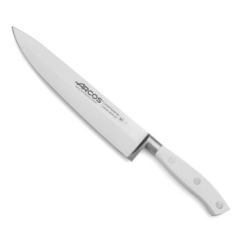 Cuchillo Chef Acero Inoxidable Arcos Riviera Blanc 200 Mm Blanco