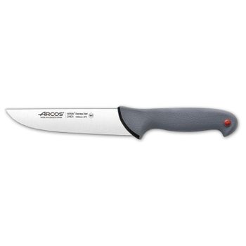 Cuchillo Carnicero Acero Inoxidable Arcos Colour Prof 150 Mm Gris