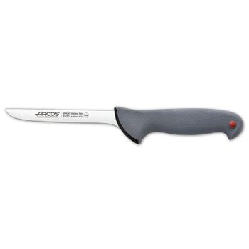 Cuchillo Deshuesador Acero Inoxidable Arcos Colour Prof 130 Mm Gris