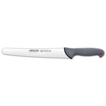 Cuchillo Pastelero Acero Inoxidable Arcos Colour Prof 250 Mm Gris