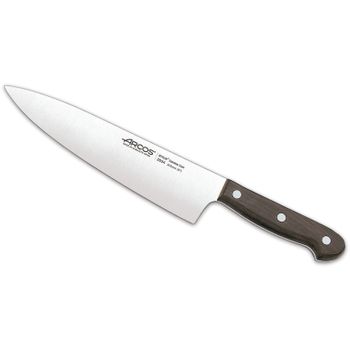 Cuchillo Chef Acero Inoxidable Arcos Atlantico 200 Mm Color Marrón