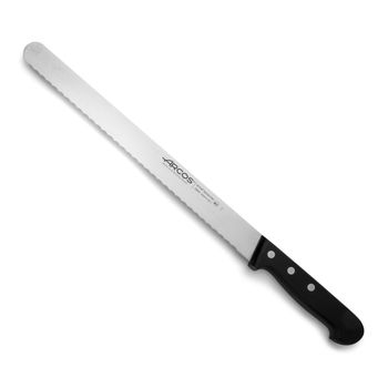 Cuchillo Pastelero Acero Inoxidable Arcos Universal 300 Mm Color Negro