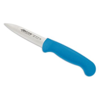 Cuchillo Mondador Acero Inoxidable Arcos 2900 80 Mm Color Azul