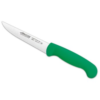 Cuchillo Para Verduras Acero Inoxidable Arcos 2900 100 Mm Color Verde