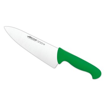 Cuchillo Chef Acero Inoxidable Arcos 2900 200 Mm Color Verde