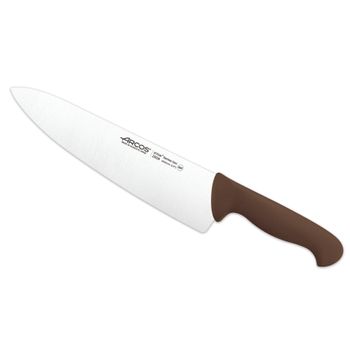 Cuchillo Chef Acero Inoxidable Arcos 2900 250 Mm Color Marrón