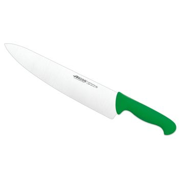 Cuchillo Chef Acero Inoxidable Arcos 2900 300 Mm Color Verde