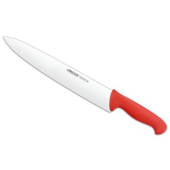 Cuchillo Chef Acero Inoxidable Arcos 2900 300 Mm Color Rojo