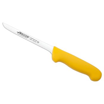 Cuchillo Deshuesador Acero Inoxidable Arcos 2900 160 Mm Color Amarillo