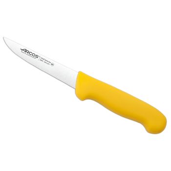 Cuchillo Deshuesador Acero Inoxidable Arcos 2900 130 Mm Color Amarillo