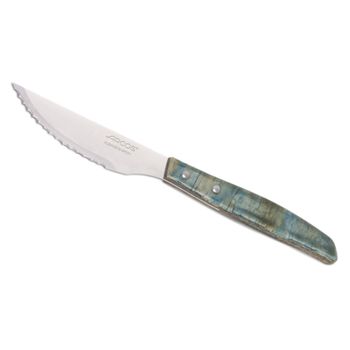 Cuchillo Chuletero Acero Inoxidable Arcos Mesa 110 Mm Color Azul