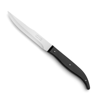 Cuchillo chuletero dentado/perlado negro Arcos 374800 - Cuchillalia