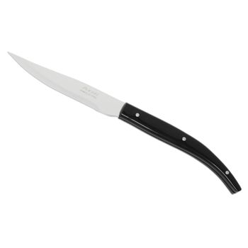 Cuchillo Chuletero Serie Riviera 130 mm Negro