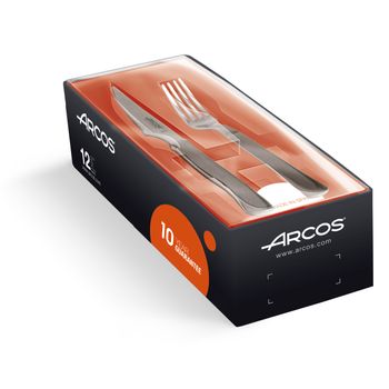 Cubertería de acero inoxidable Toscana - Arcos - 24 piezas por 80,50 €