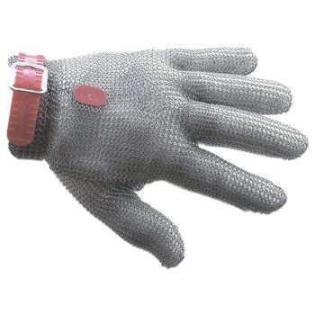 Guantes De Seguridad Acero Inoxidable Arcos Guantes Seguridad M Gris