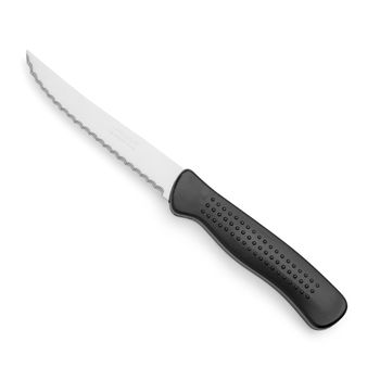 CUCHILLO CHULETERO ACRILICO NEGRO HQ