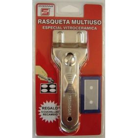 Rasqueta Vitroceramica Limpiacristales Con 2 Cuchillas De 13 X 4,5 Cm con  Ofertas en Carrefour