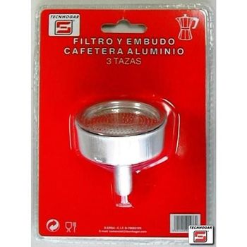Embudo + Filtro Cafetera 3 Tz. 1476
