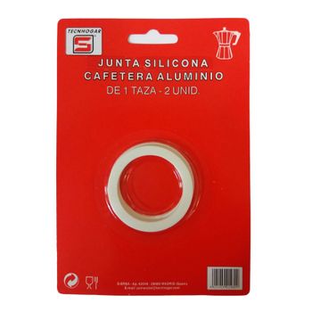 Junta Silicona Cafetera 2 Unidades 1 Tz - Tecnhogar - 01480..