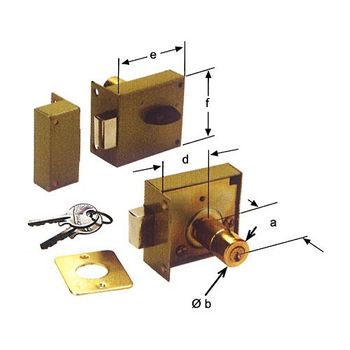 Cerradura Palanca Urko Dr 38-50