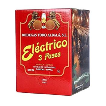 Toro Albalá Vino Generoso Fino Eléctrico 3 Fases Sin Filtrar Montilla-moriles Bag In Box 5 L 17% Vol.