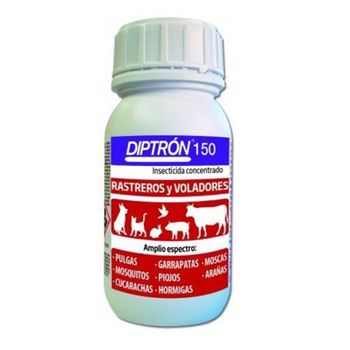 Diptron 150 Insecticida Concentrado Para Ambientes Con Mascotas O Animales De Granja - 250 Ml