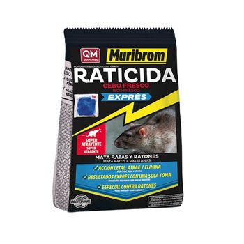 Raticida En Bloque Muribrom Qm 200g Veneno Ratones, Ratas Y Roedores con  Ofertas en Carrefour