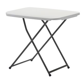 Mesa Blanca Plegable Transportable Silvera Con Asa 180 X 75 X 74 Cm con  Ofertas en Carrefour